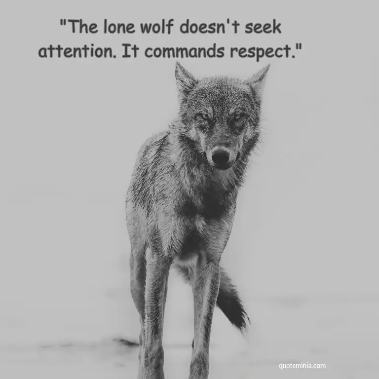 Lone Wolf Quote Image About Strength 7