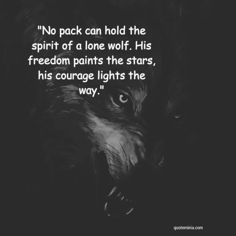Lone Wolf Quote/Saying Image 2