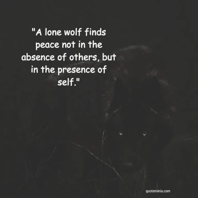 Lone Wolf Quote/Saying Image