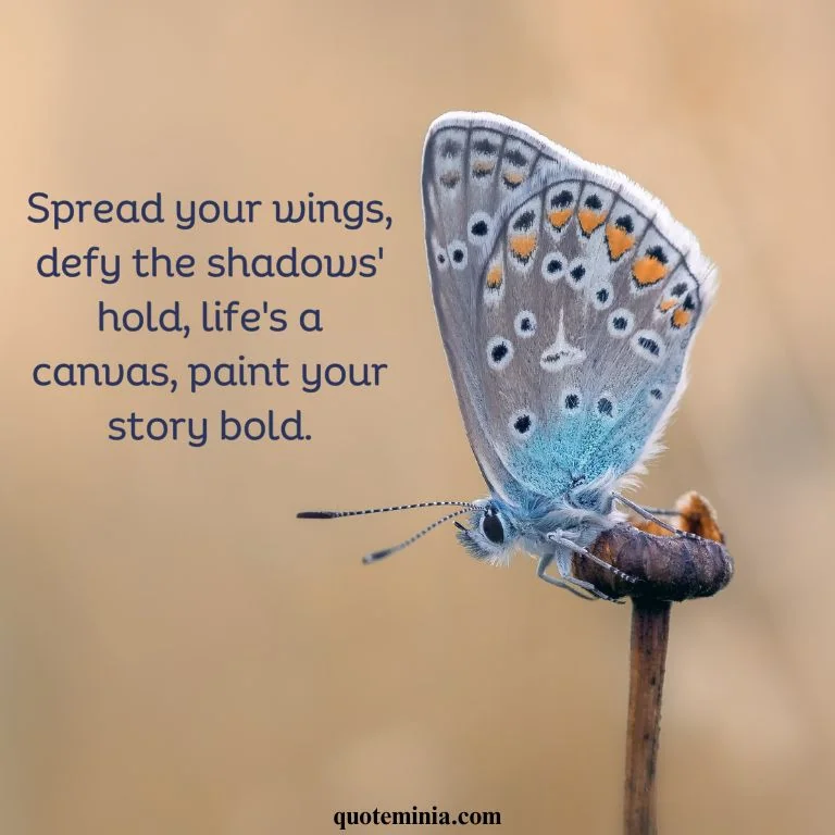 Butterfly Quote About Life in Image 4