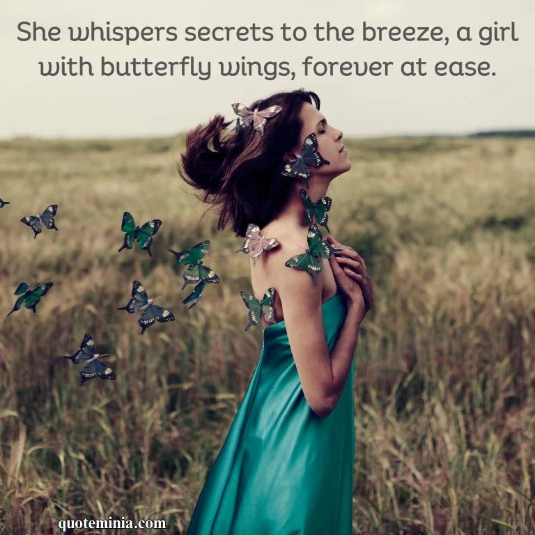 Butterfly Quote Image on Girl 4