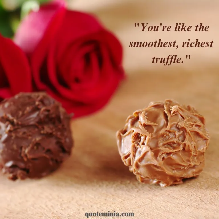 Chocolate Quote with Image for Her 1
