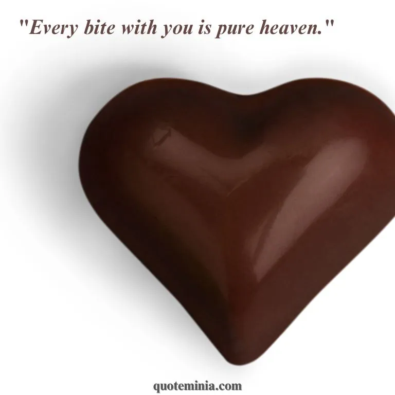 Chocolate Quote with Image for Her