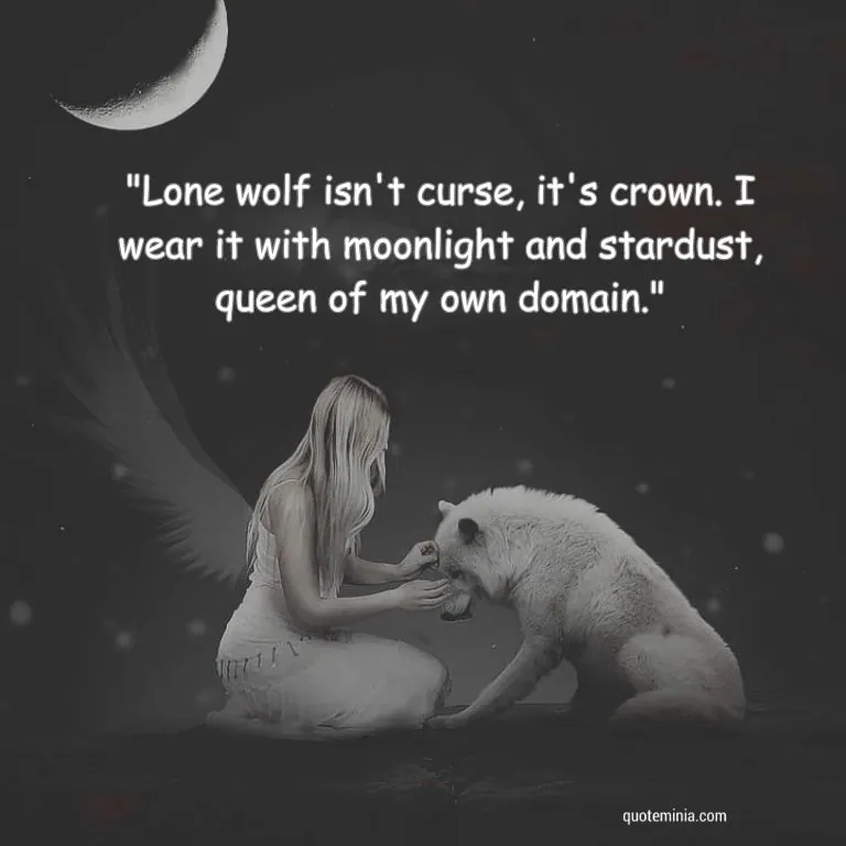 female Lone Wolf Quote Image 3