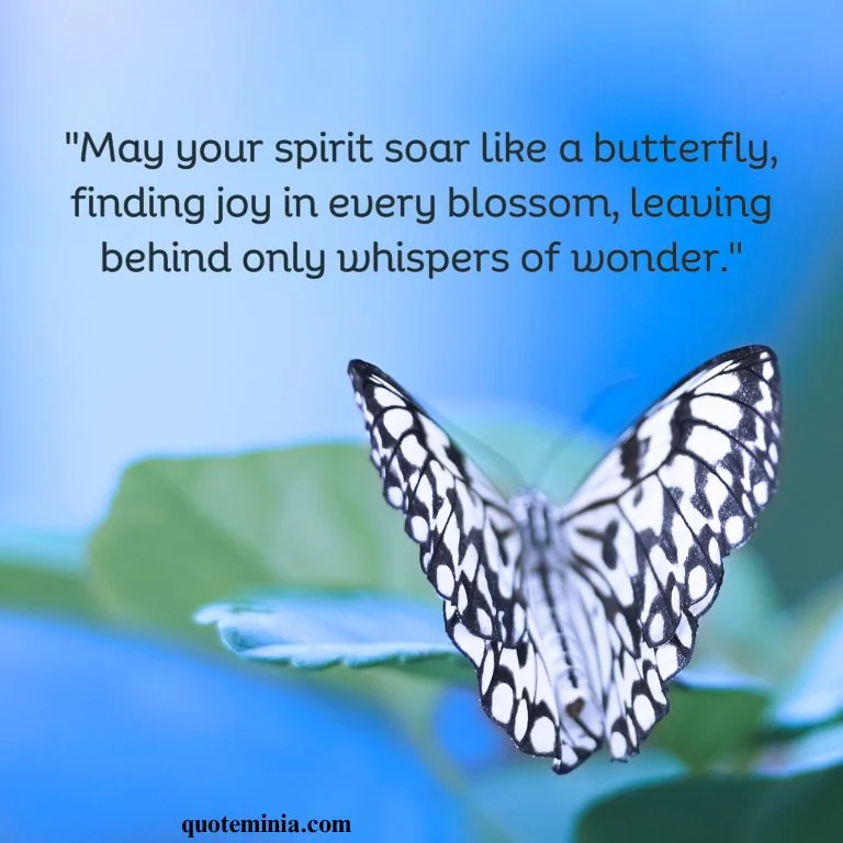 Inspirational Short Butterfly Quote With Image 2