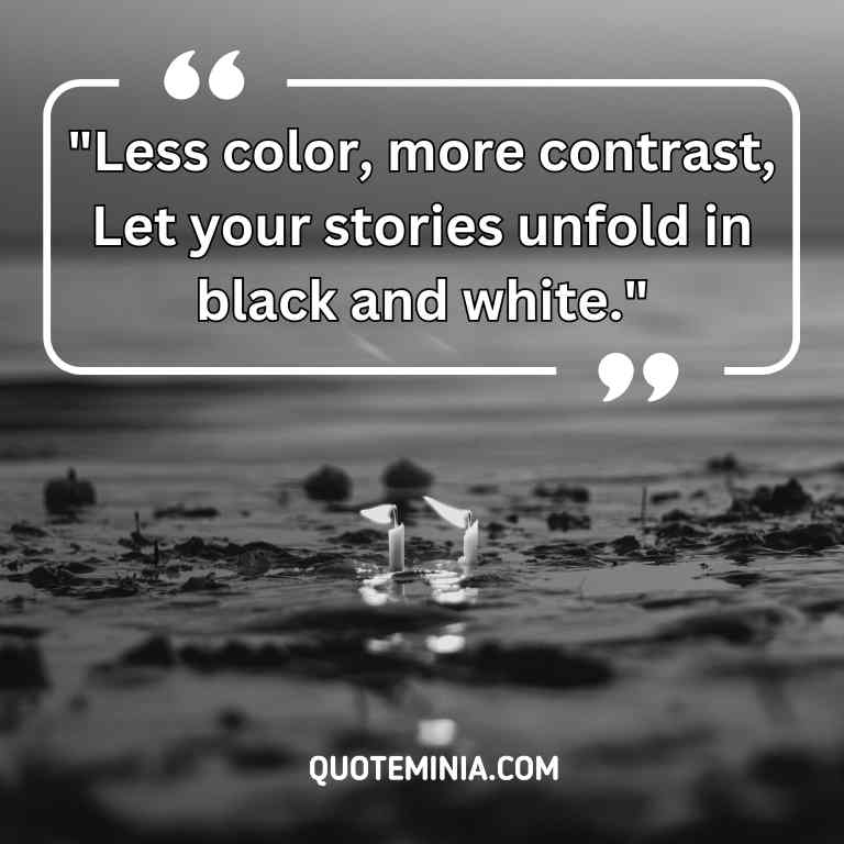 Short Black and White Quote Image for Instagram- 5