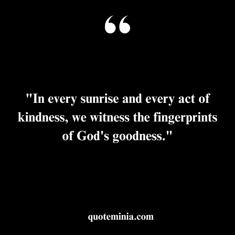 Short Quote About Goodness of God 5
