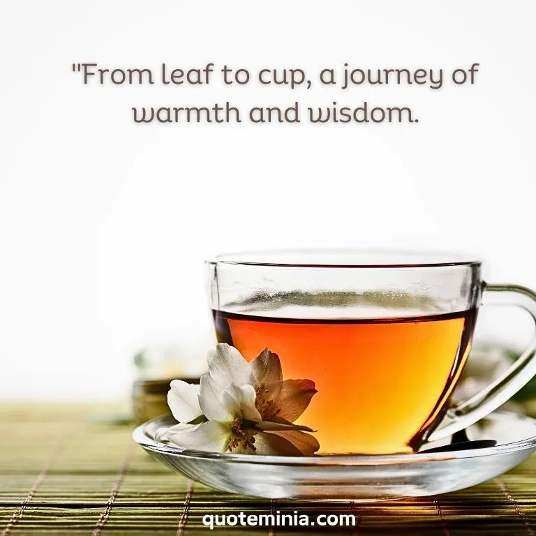 Tea Quotes Image for Instagram 2