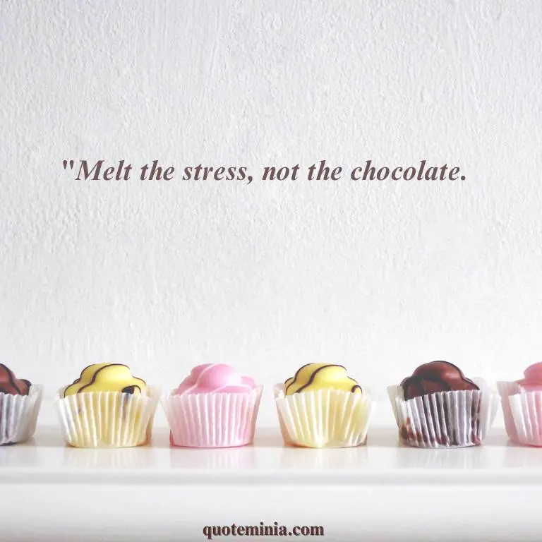 chocolate quote image for Instagram image 1