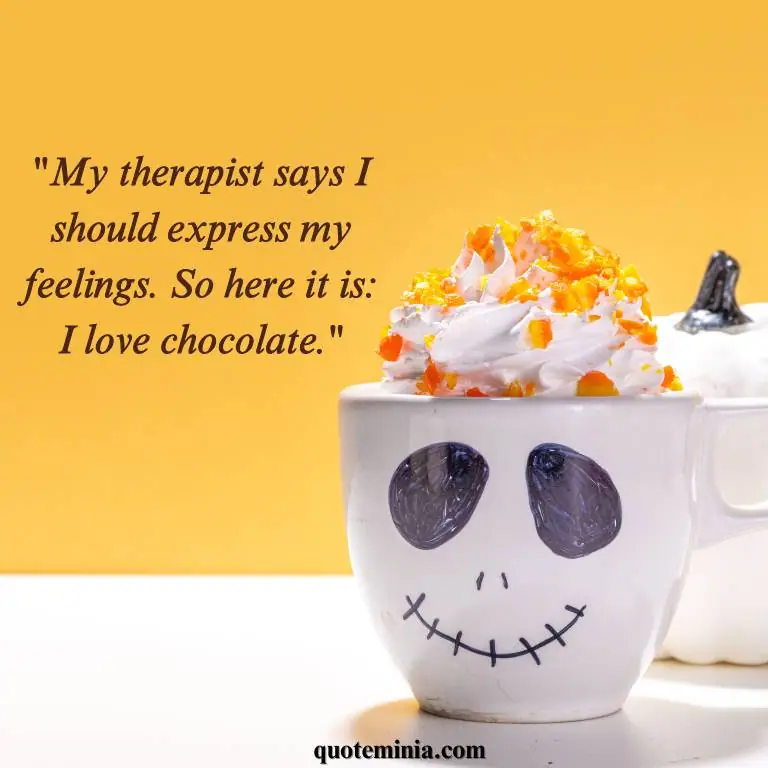 funny chocolate quote image