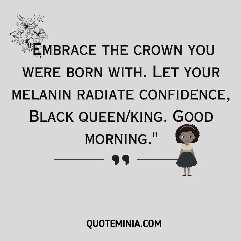 Black Good Morning Quotes Image 3