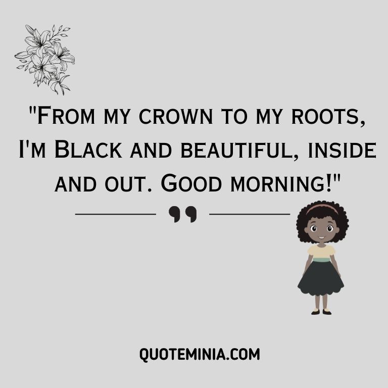 Black Good Morning Quotes Image 7
