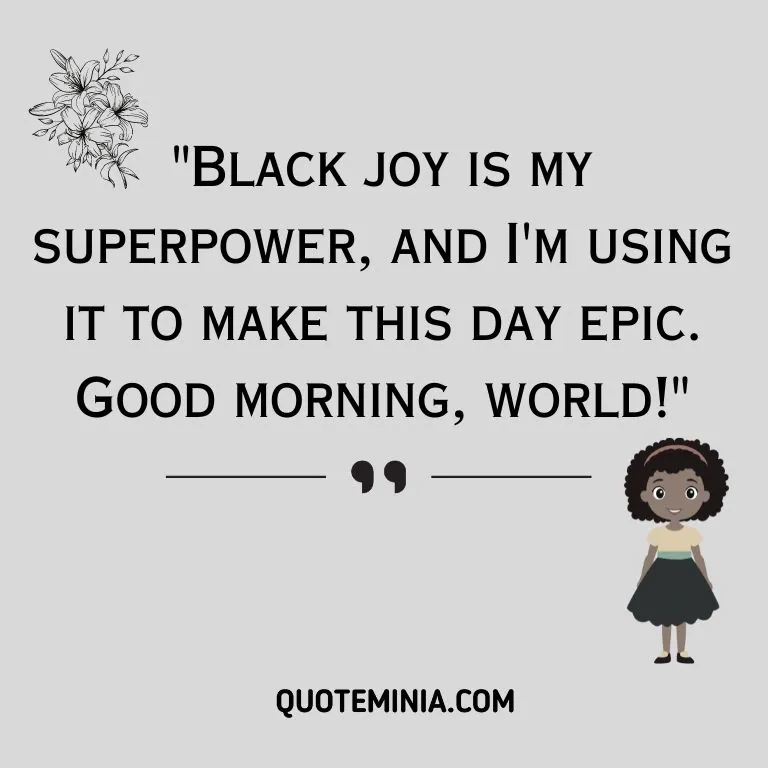 Black Good Morning Quotes Image 10