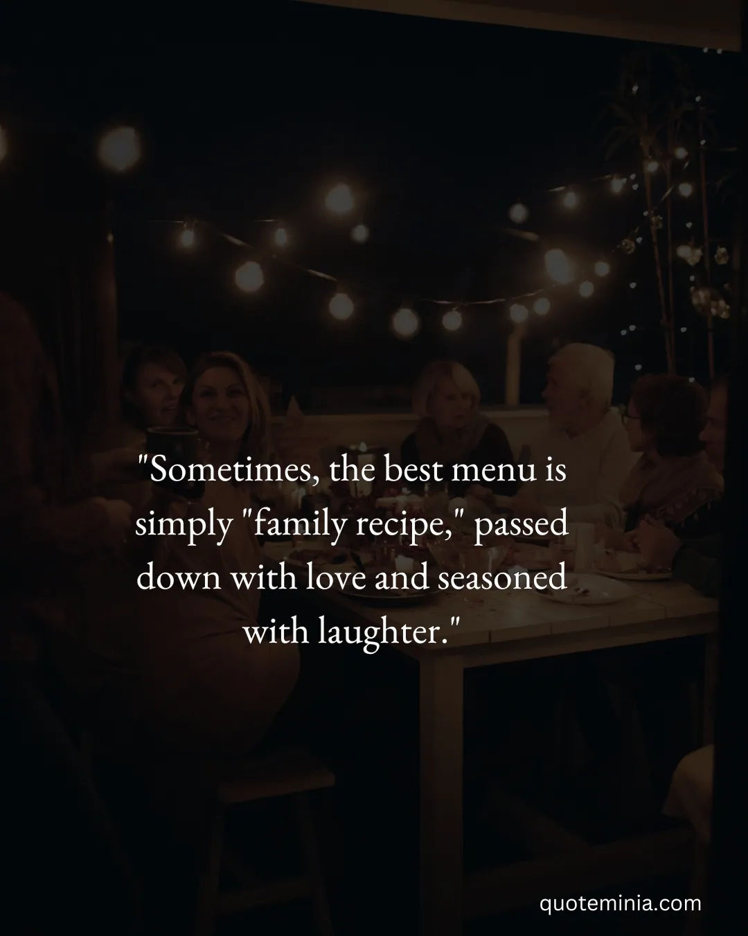 Dinner Out with Family Quotes