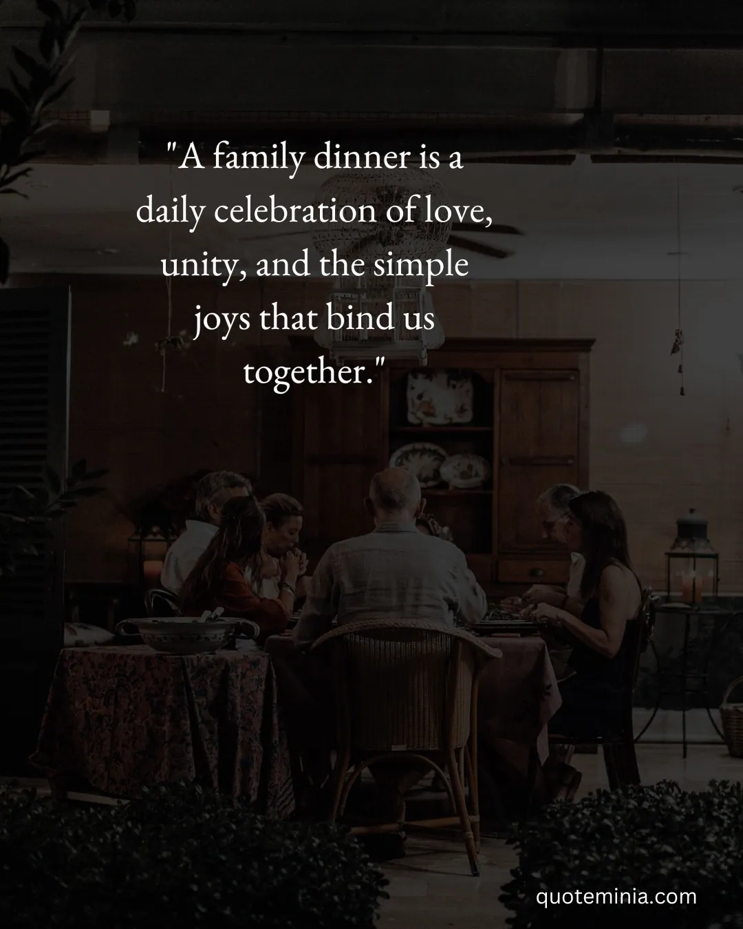 Simple Family Dinner Quotes 1