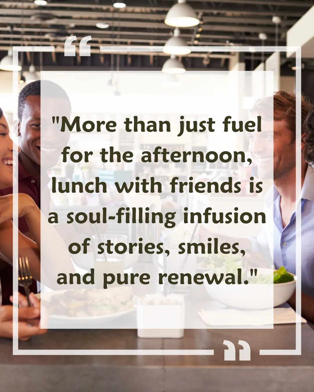 Happy Lunch with Friends quotes with Image 1