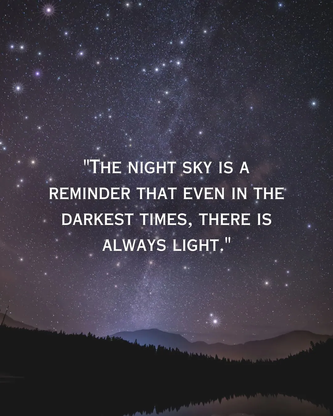 Meaningful Night Sky Quotes for Instagram Image 2