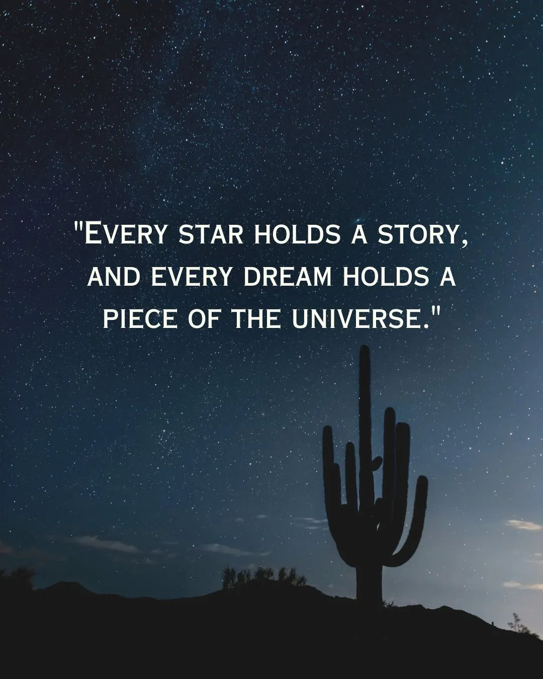 Meaningful Night Sky Quotes for Instagram Image 6
