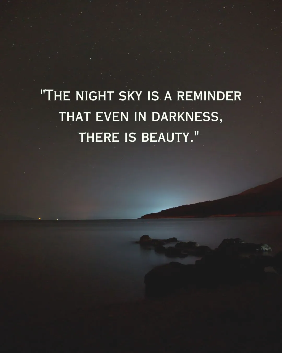 Night Sky Quotes for Instagram Image 2