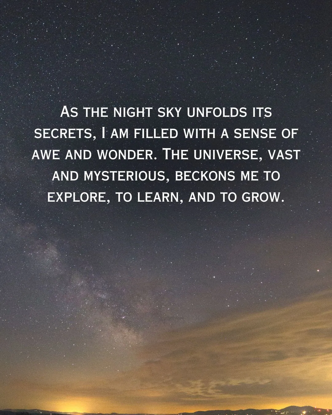 Night Sky Quotes for Instagram for Girl With Image 3