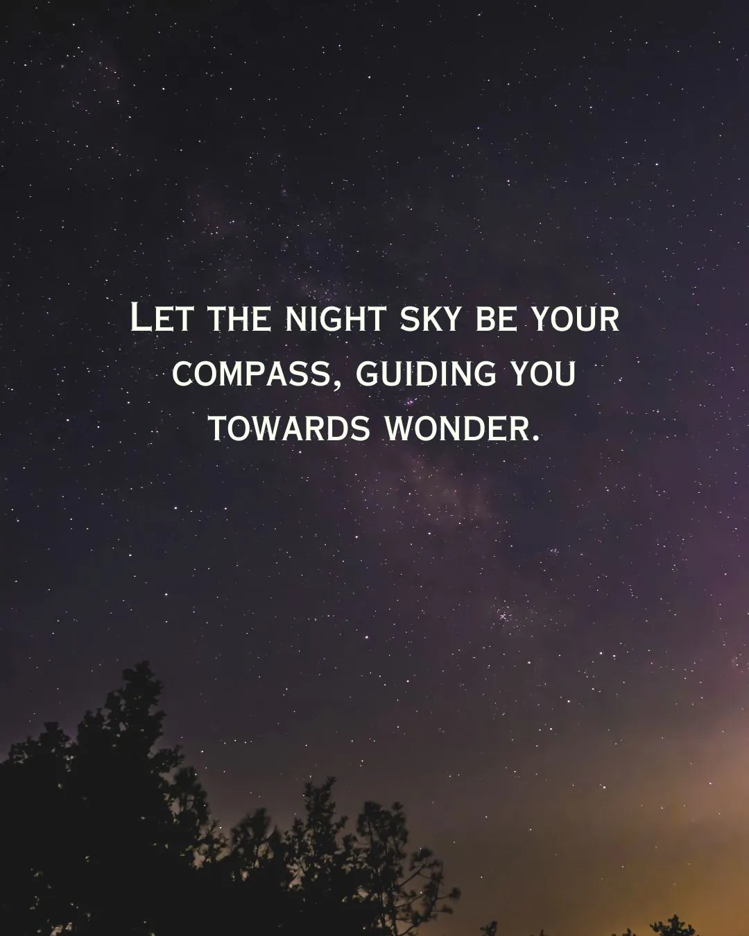 Short Night Sky Quotes for Instagram Image 7