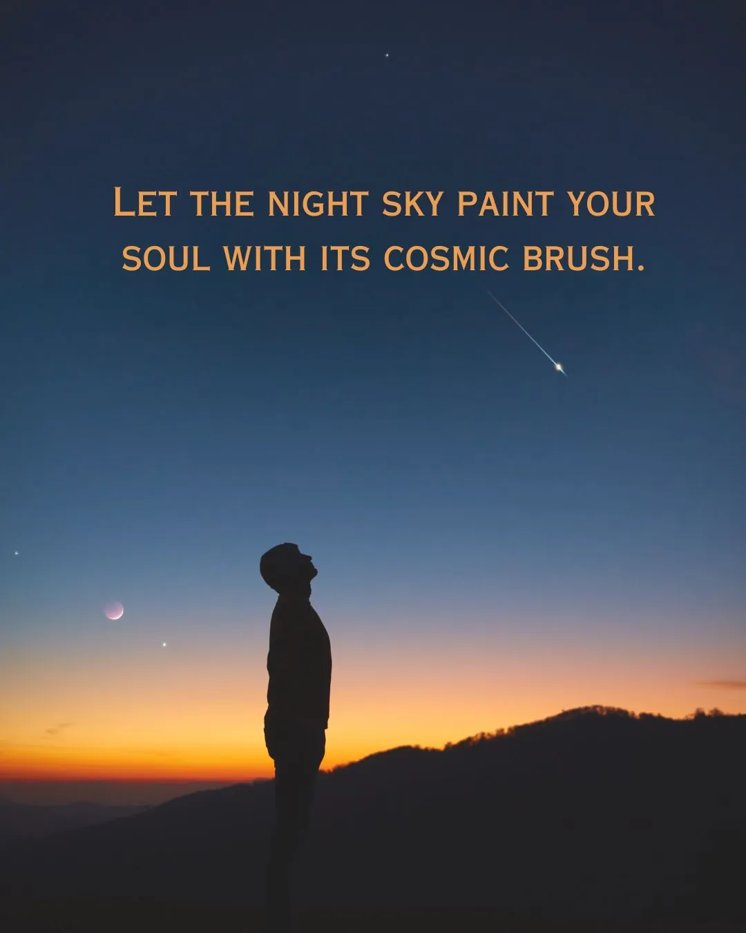 Short Night Sky Quotes for Instagram Image 9