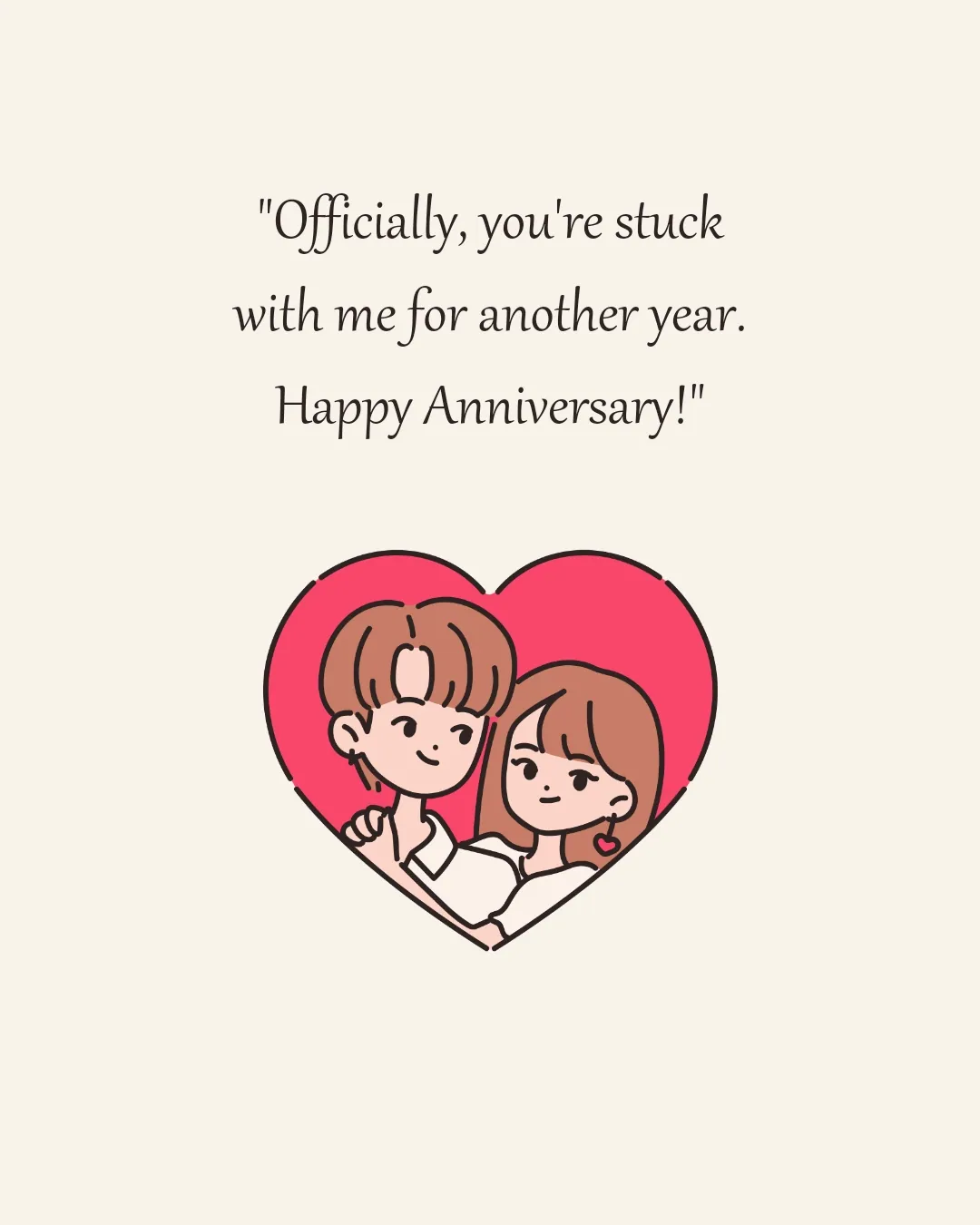 Short Funny Anniversary Quotes for Wife